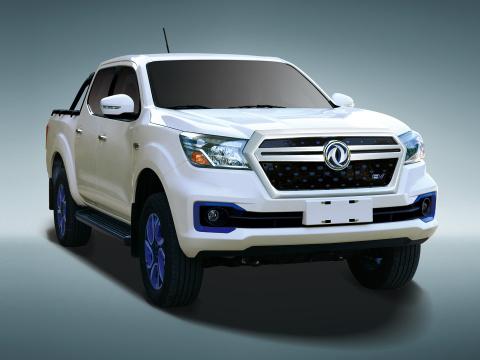 Luksusowy Dongfeng Rich 6 EV 4x2 Podwójna Kabina Pickup Truck Samochody LHD 1